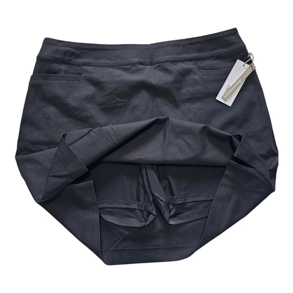 Soft Surroundings Pull On Black Skort Size Large - Picture 2 of 8
